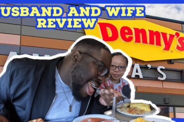 DENNY'S BRISKET MAC and CHEESE, CREPE and PHILLY STEAK OMELETTE Review with My Wife.