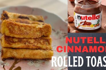 Easy Nutella Cinnamon Rolled French Toast recipe