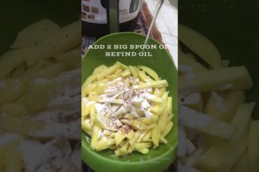 French fries recipe by foodie honey #homemade #frenchfries