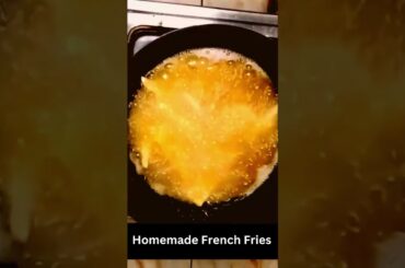 Homemade French Fries   Perfect Crispy French Fries   #shorts  #youtubeshorts