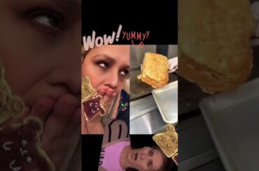 Fried French peanut and jelly sandwich #food #vlog #newfinds #recipe #mukbang #mustry #treat