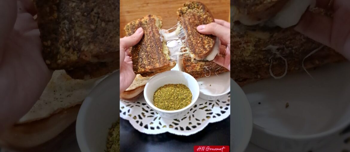 Zaatar French Toast Recipe | Quick Breakfast | Only 5 Ingredients! #shorts #viralvideo