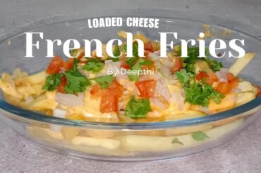 Homemade Perfect Cheesy French Fries Simple recipe in Telugu || Tasty Crispy French Fries | C-F&V |