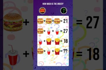 brainticklers How Much is the Order? #puzzle #puzzlegame #fun