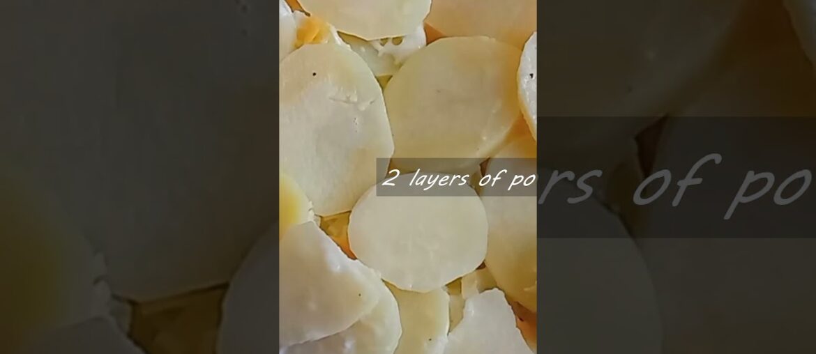 A French Classic: Dauphinois Potatoes Made Simple#shorts