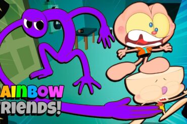Mongo e Drongo em Rainbow Friends encontram o PURPLE - Noite 4
