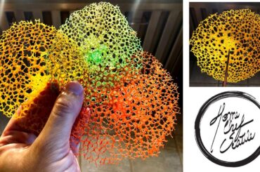 How to Make Beautiful Coral Tuile Garnish