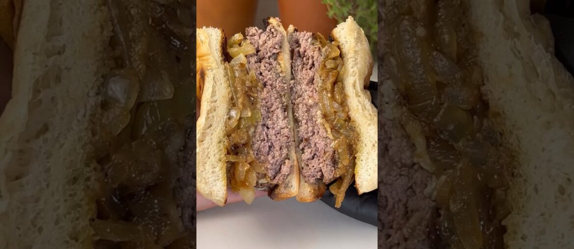 French Onion Burger #Wagyu #DryAged #FrenchOnion #chefdad French Onion Burger #Wagyu #DryAged #FrenchOnion #chefdad