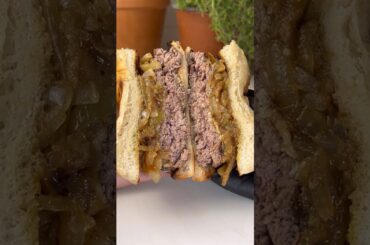 French Onion Burger #Wagyu #DryAged #FrenchOnion #chefdad