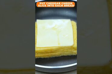 French Toast Cheesy & Delicious Breakfast Recipe #shorts #ytshorts
