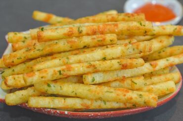 Easy Potato Recipe ! Potato Cheese Sticks Recipe ! Crispy French Fries
