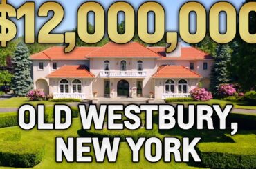 Explore the Grandeur of a $12 Million Old Westbury Mansion - A Dream Home Come True!