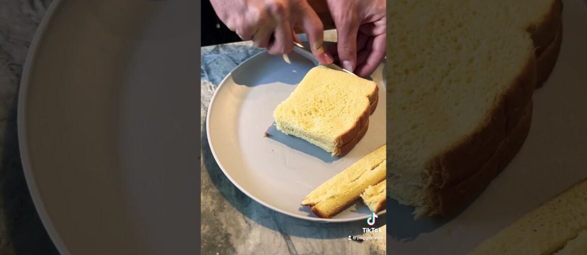 Nutella Stuffed French Toast #viral #nutella