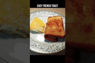 Easy French toast viral recipe #shorts#viral#bread#breadtoast#frenchtoast #milkbread #breadrecipe