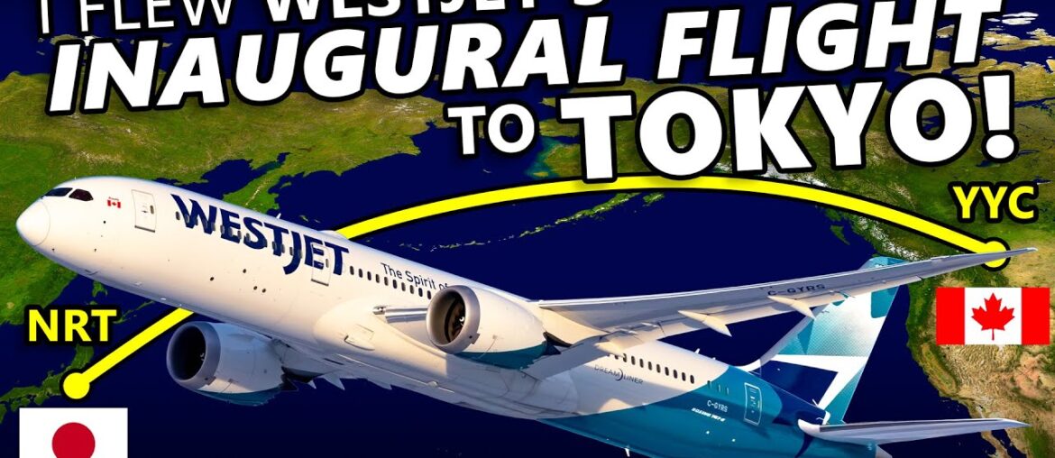 I Flew WestJet's INAUGURAL Flight to Tokyo! I Flew WestJet's INAUGURAL Flight to Tokyo!