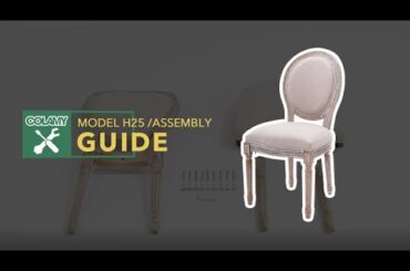COLAMY Dining Chair H25 Assembly Guide 2023