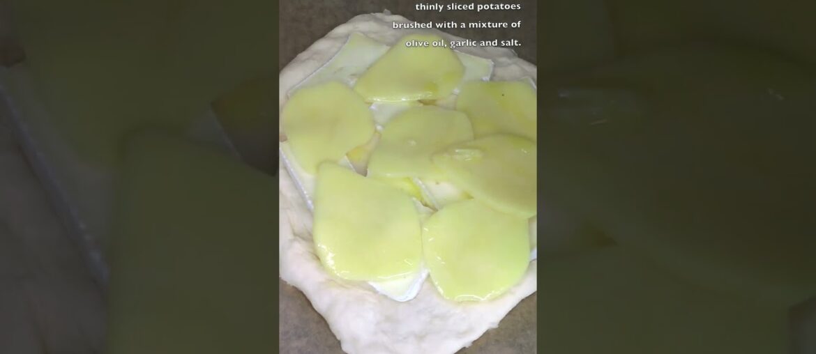 #Tarte flambee with camembert and garlic potatoes #french cuisine, #food, #kitchen, #shorts_video #Tarte flambee with camembert and garlic potatoes #french cuisine, #food, #kitchen, #shorts_video