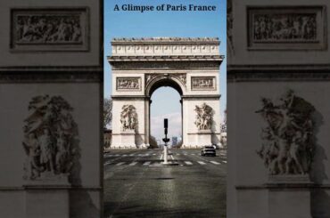 A Glimpse of Paris France the City of Light #shortsvideo
