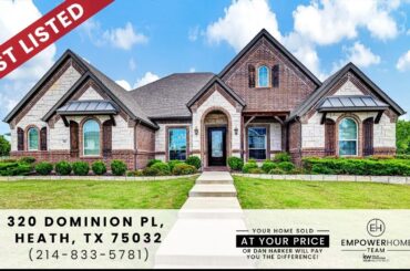 Heath Traditional Style Home with Private Backyard under $1.050M EmpowerHome Team (214) 833-5781