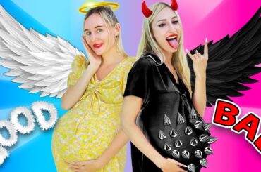 GOOD VS BAD PREGNANT SITUATIONS | TYPES OF PREGNANT WOMEN