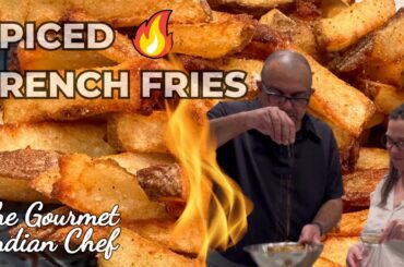 How to make easy - restaurant quality - SPICED French Fries. This recipe is GF,  Veg. - the best!