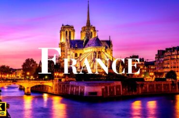 FLYING OVER FRANCE( 4K UHD ) - Relaxing Piano Music Along With Beautiful Nature Videos 4K Ultra HD