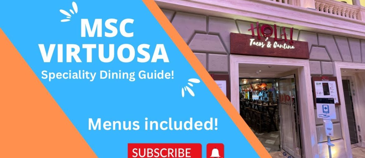MSC Virtuosa Speciality Dining Restaurants Guide! 2023 – Menus included! MSC Virtuosa Speciality Dining Restaurants Guide! 2023 - Menus included!