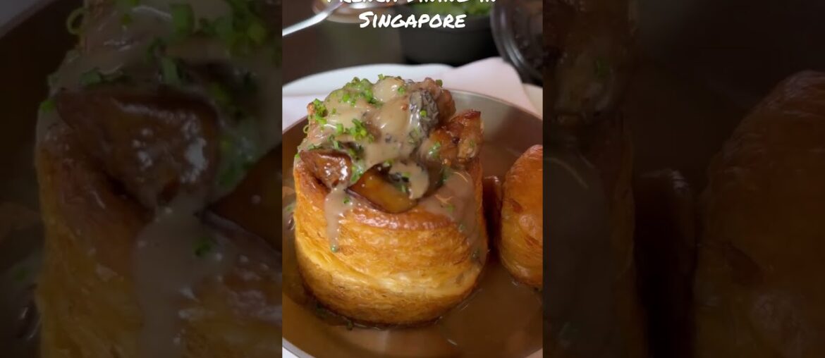 French fine dining in Singapore #singaporevlog #traveling #foodies