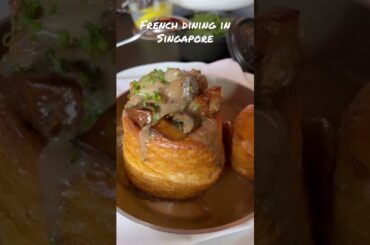 French fine dining in Singapore #singaporevlog #traveling #foodies