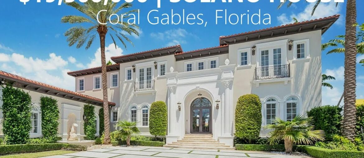 Exquisite Mediterranean Estate with Breathtaking Waterfront Views in Coral Gable for $19,500,000
