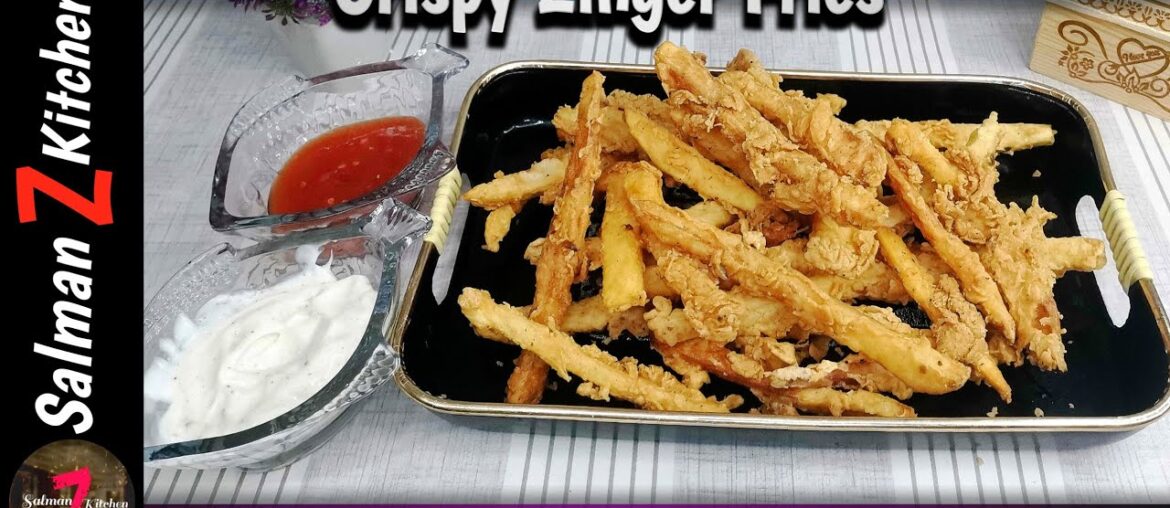 Crispy Zinger Fries Recipe | Zinger French Fries Recipe