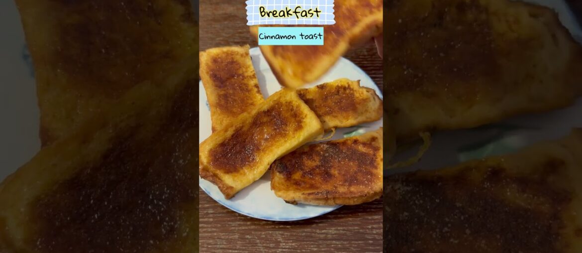Breakfast with Cinnamon French Toast, Recipe in description #shorts #frenchtoastrecipe #breakfast Breakfast with Cinnamon French Toast, Recipe in description #shorts #frenchtoastrecipe #breakfast