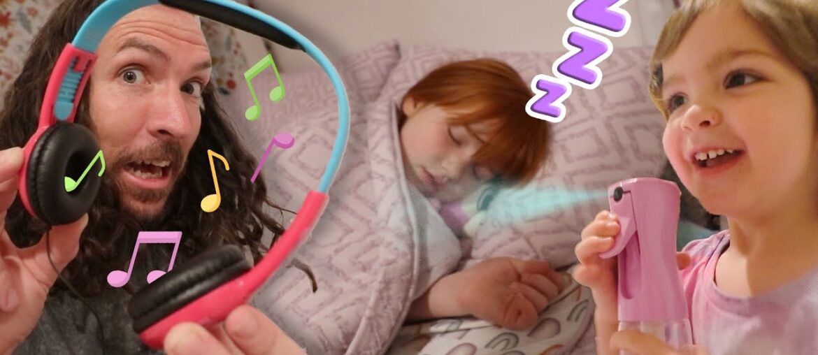 ADLEY WON'T WAKEUP!! Navey Helps with Adleys morning routine! is Adley Asleep or Lost in her Dreams?