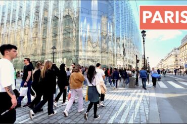 PARIS FRANCE - HDR WALKING TOUR - HOT WEATHER IN PARIS - MAY 13, 2023 - 4K HDR 60 fps