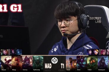 MAD vs T1 - Game 1 | Round 1 LoL MSI 2023 Main Stage | Mad Lions vs T1 G1 full game