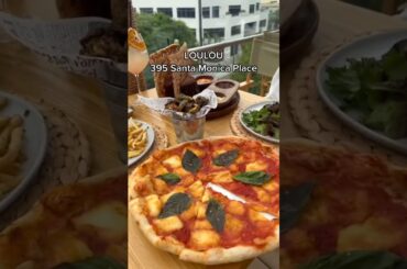 Living the life at roof top restaurant LouLou Santa Monica LA Slay Lifestyle