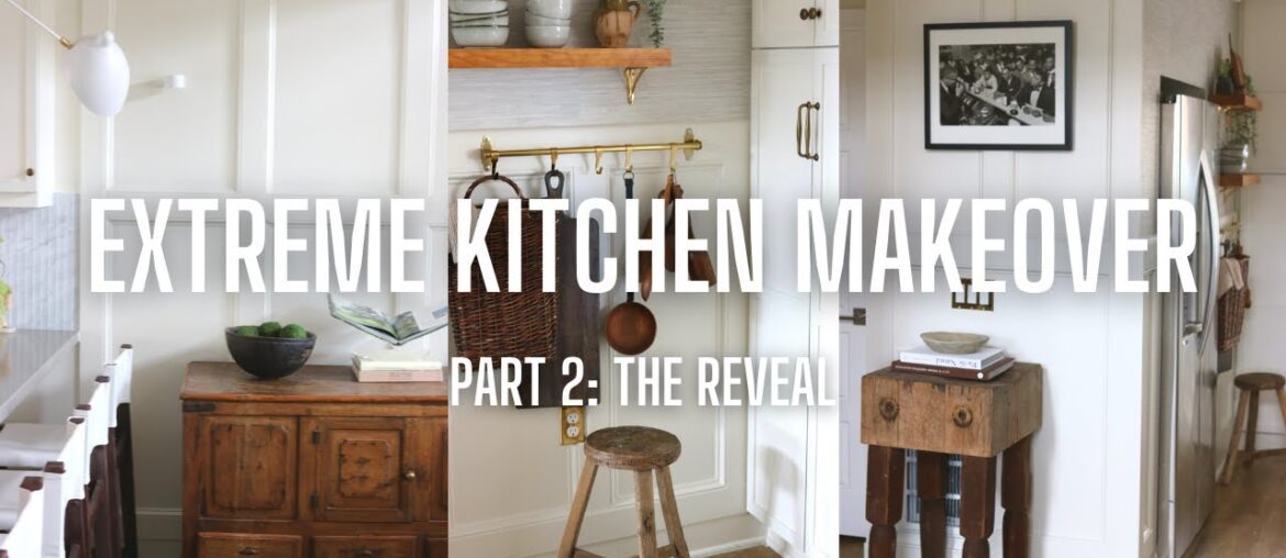 EXTREME KITCHEN MAKEOVER | ON A BUDGET | WAINSCOTING AND WALLPAPER | DECORATE WITH ME EXTREME KITCHEN MAKEOVER | ON A BUDGET | WAINSCOTING AND WALLPAPER | DECORATE WITH ME