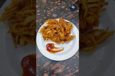 Chicken French fries recipe #chicken #fries #shorts