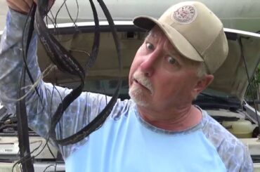 Disaster on the Road from Fish Camp - 333 Fish Camp Fishing Trip