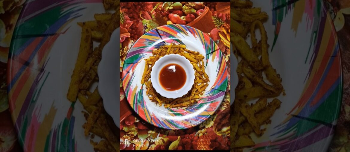 Potato French Fries #Quick & Easy Recipe #YouTube Shorts #The Honey Studio