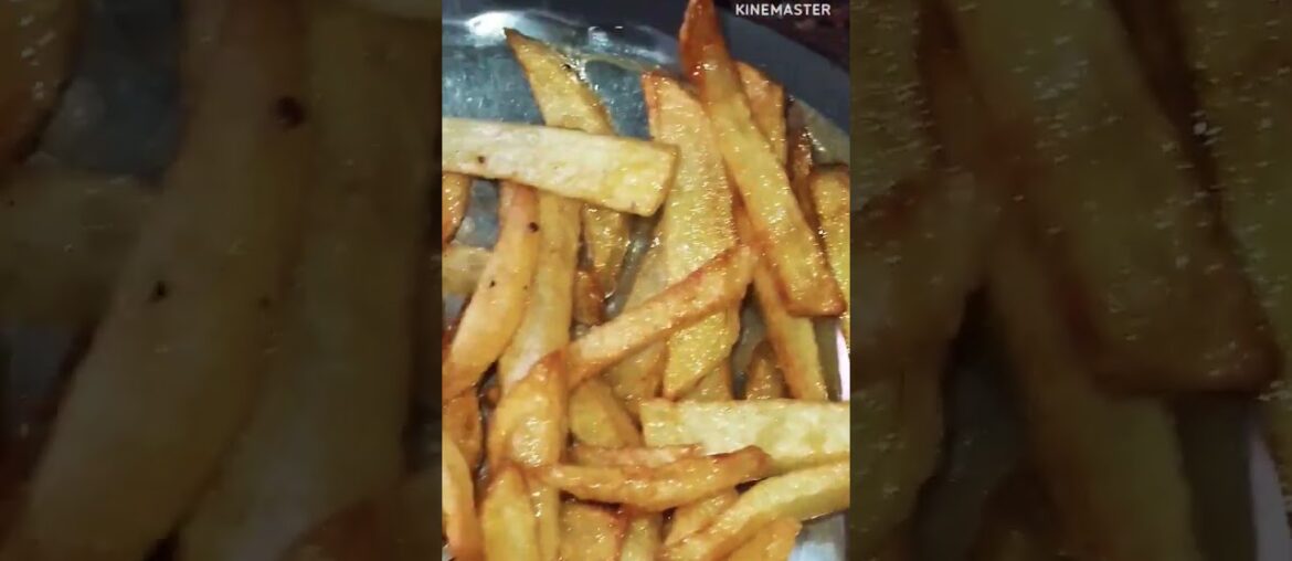 Easy Way to Make French Fries #recipe #food #snack #kinemaster #cooking #shorts #short #frenchfries