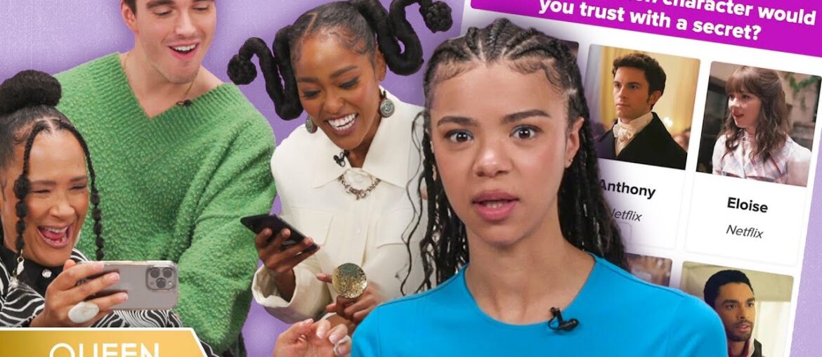 The Cast of "Queen Charlotte: A Bridgerton Story" Finds Out Who They Really Are