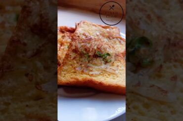 Masala french toast | Breakfast recipe | #snacks #recipe #tiffin #shorts #youtubeshorts #bread