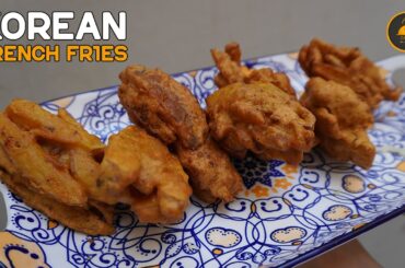Korean French fries Recipe by Zaiqa
