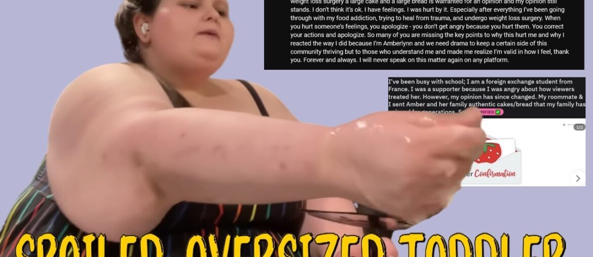 Amber is magically CURED of her food issues. French supporter turned haydur RESPONDS.