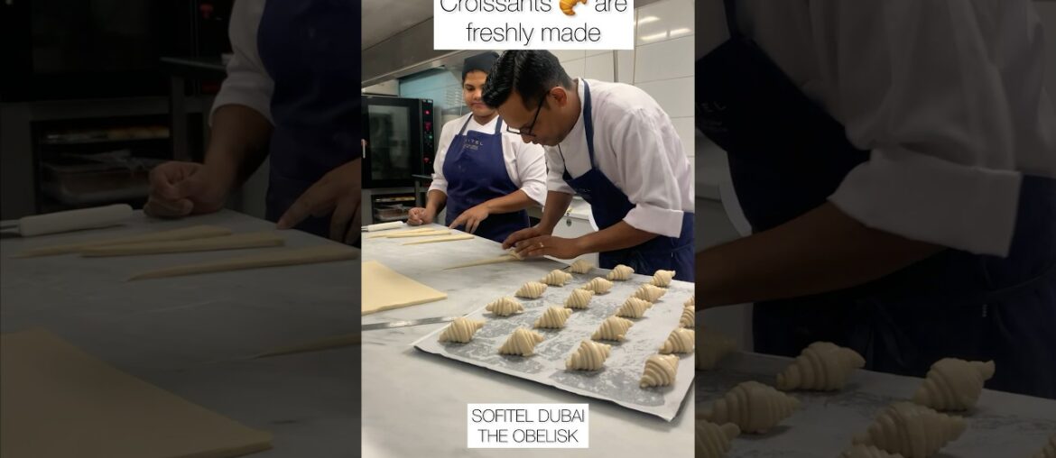 SOFITEL DUBAI THE OBELISK FOOD CROISSANTS FRESHLY MADE/ FRENCH FOOD DUBAI/ DUBAI LUXURY HOTELS