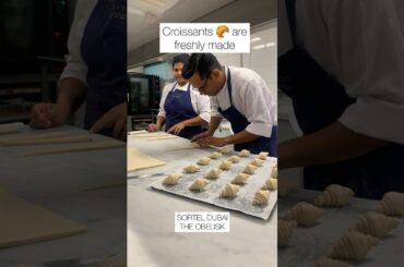 SOFITEL DUBAI THE OBELISK FOOD CROISSANTS FRESHLY MADE/ FRENCH FOOD DUBAI/ DUBAI LUXURY HOTELS