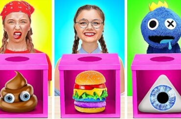 RAINBOW FRIEND FOOD CHALLENGE || Escape Room Challenge! The Winner Gets $100000 by 123GO! FOOD