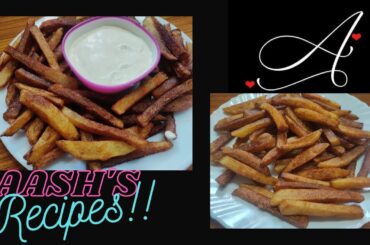 How to make crispy French fries at Home- Aash's Recipes