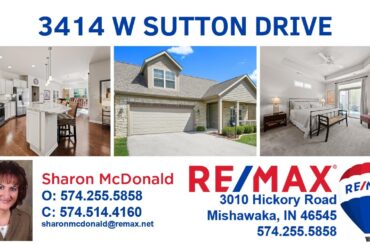 3414 W Sutton Drive, Mishawaka, IN Homes for Sale